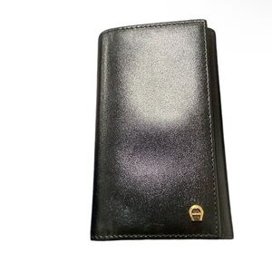 Aigner Black leather key case
